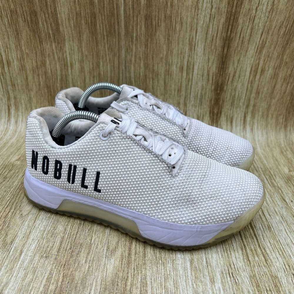 NOBULL Outwork‎ Edge Impact Women's Size 7 Shoes Sneakers Workout Gym Low White